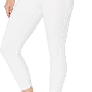Danskin Fitted Capri White Leggings XL